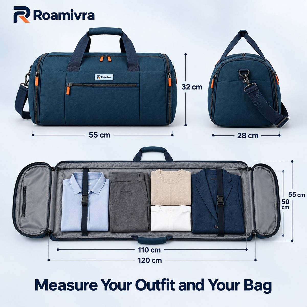 Roamivra FoldRoute Garment Duffel product view 4