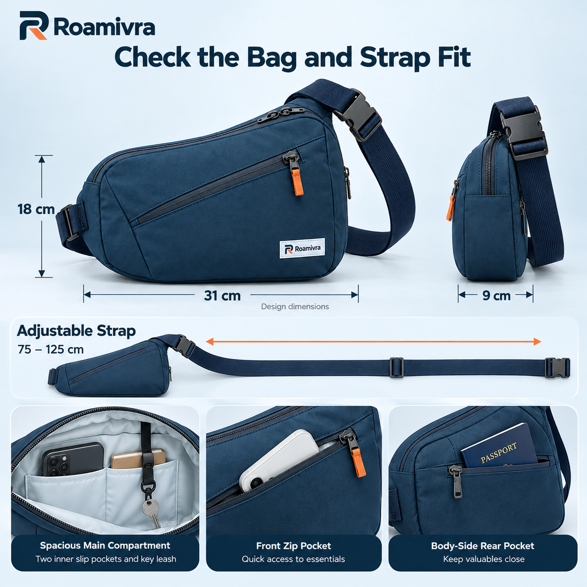 Roamivra Transit Sling product view 4