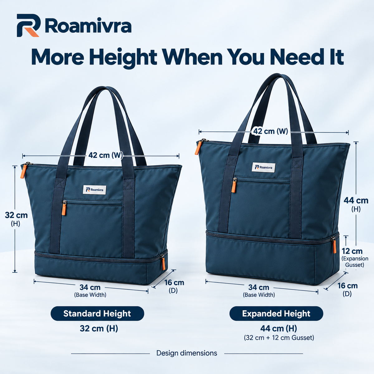 Roamivra ExpandWay Travel Tote product view 2