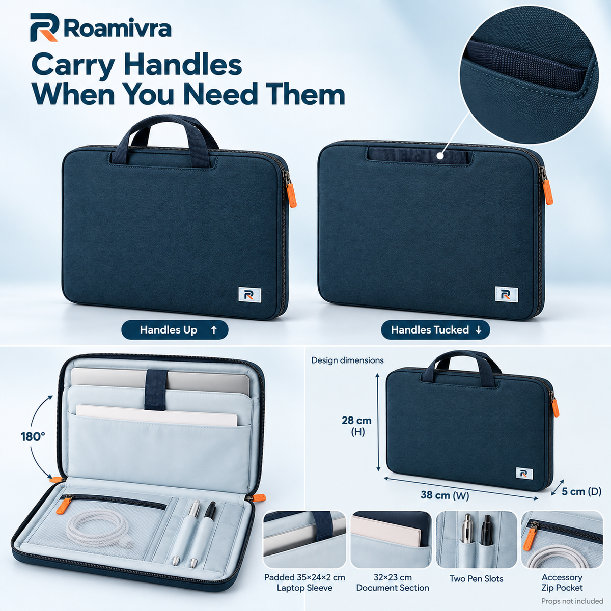 Roamivra WorkFold Laptop Folio product view 3