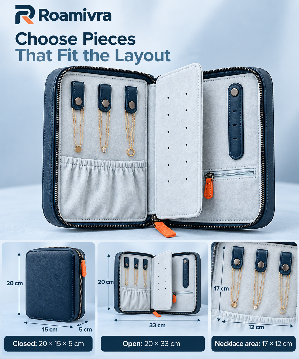 Roamivra JewelBook Travel Organizer product view 2
